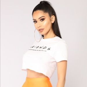 friends crop top